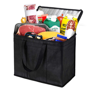 Sac isotherme portable simple pour aliments, sacs de plage isothermes OEM avec logo personnalisé imprimé - Product Image 1