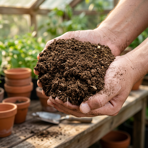 Coconut <b>Coir</b> <b>Block</b> High Water Retention Organic Potting Soil for Plant Growing with Good Aeration Natural Soil Amendment - Product Image 3