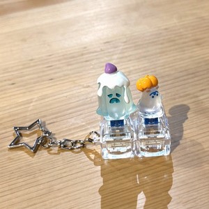 Portachiavi Fidget Clicker per Halloween con Switch Meccanico, Tastiera Artigianale, Fantasma e Zucca, Regalo Antistress per Ufficio - Product Image 3