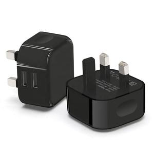 2 Chargeur double port <span class=keywords><strong>USB</strong></span> 5V2.4A Travel <span class=keywords><strong>12W</strong></span> Charger Universal Power Adapter UK Plug for Mobile Phone Charger - Product Image 3