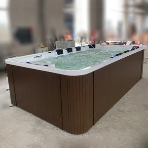 Bañera de Hidromasaje para Exteriores, Piscina Grande, SPA, Aguas Termales a Temperatura Constante, para 10 Personas, Inteligente - Product Image 4