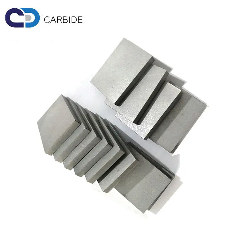 China supplier of tungsten carbide plates blank sheets blocks YG15 YG12 customized size 40*30*5 mm for construction industry