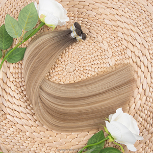 Trama invisibile a doppio trafilata a mano con capelli Remy vergini russi - Product Image 6