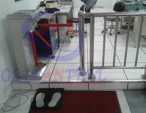 <span class=keywords><strong>Tourniquet</strong></span> automatique haute sécurité à 3 bras à passage unique avec <span class=keywords><strong>test</strong></span> LCD ESD pour entrée piétonne dans le hall - Product Image 4