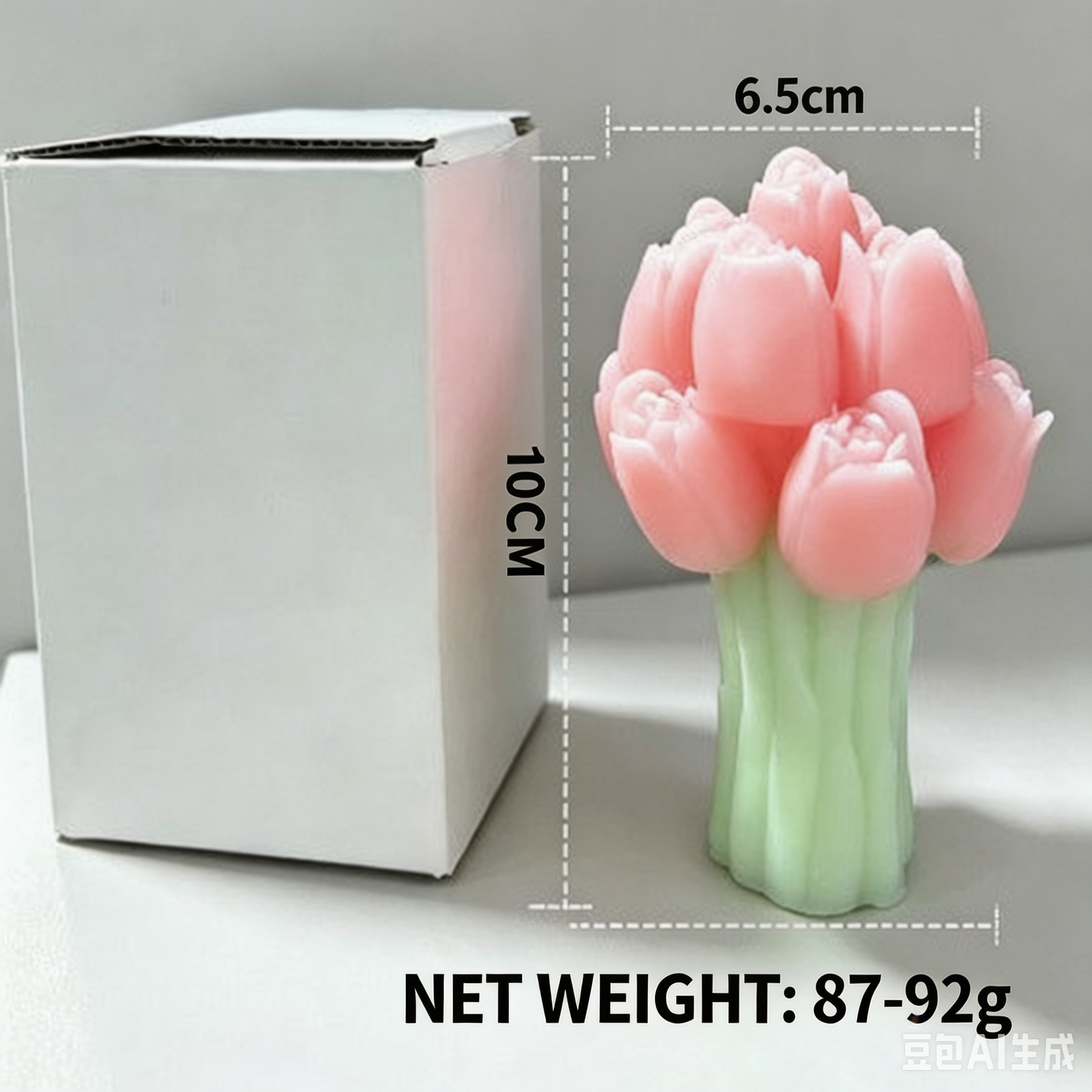 Hauteur 10 cm, largeur 6,5 cm