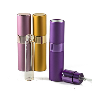 8ml <span class=keywords><strong>de</strong></span> aluminio portátil recargable Twist up Perfume atomizador portátil giratorio Metal botella <span class=keywords><strong>de</strong></span> Perfume - Product Image 2