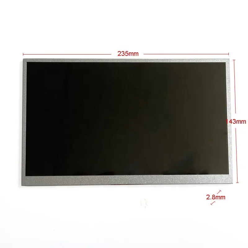 LVDS 40pins 10.1 inç 1024x600 tft lcd ekran isteğe bağlı kapasitif dokunmatik ve 10.1 ile dayanıklı dokunmatik panel inç tft monitör