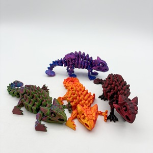 Modelo de Esqueleto de Anquilosaurio Impreso en 3D Personalizado, Articulaciones Completamente Articuladas, Decoración, Regalo, Escala 1/12, Preventa - Product Image 3
