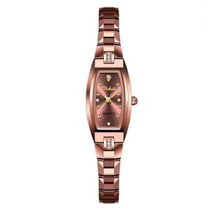 La montre ovale pour femme Douyin, best-seller de Dishidu, est étanche et de couleur acier tungstène. C'est petit et élégant, un - Product Image 6