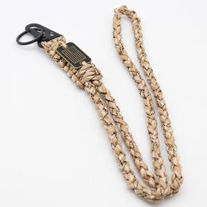 Offre Spéciale fait à la main Polyester lanière porte-clés tissé Parachute cordon téléphone carte d'identité sangle Jacquard tressé promotionnel corde cou - Product Image 5