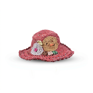 Promotional Handmade Hemp Flower <b>Hats</b> & Caps with Applique Embroidery <b>Floppy</b> Brim Fashion Style - Product Image 1