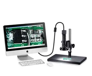 2000X 5MP PCB Inspection Electronics Soldering Phone Repair Digital Video Microscope With Measuring Software