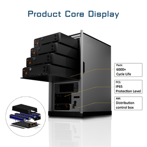 Renepoly 125kw 257kwh 314ah Lithium Ion pin năng lượng lưu trữ và EV sạc tích hợp bess - Product Image 3