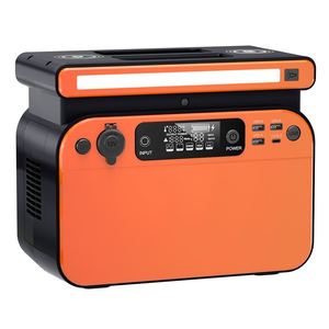 สถานีไฟฟ้าพกพาแบบกำหนดเอง OEM 500W พร้อมหน้าจอ LCD อัจฉริยะ แบตเตอรี่สำรองฉุกเฉิน - Product Image 1