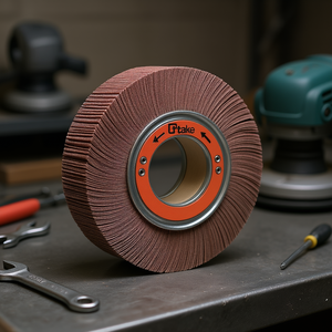 Disco Abrasivo de Tela Corindón Ttake 250x30x100 mm con Orificio, Grano 80 - Product Image 3