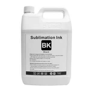 Premium Heat Transfer Textile Printing CMYK 5L Dye Sublimation Ink For Epson Xp600 I3200 Dx4 Dx5 4720 5113 Printer Head