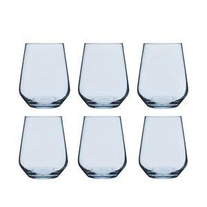 SET DI 6 BICCHIERI DA ACQUA TURCHESE ALLEGRA LINE 42CL - Product Image 1