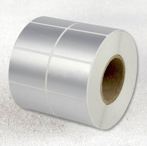 Wasserdichte matte silberne PET/PVC-Klebe-Barcode-Etiketten aufkleber Thermotransfer-Polyester-Hochglanz etiketten druck - Product Image 1