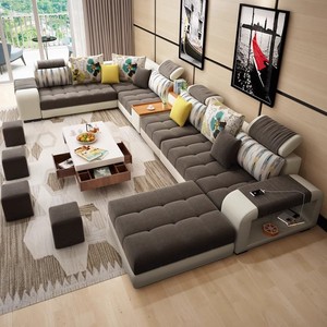 Bestseller Recommendation Comfortable Eco Friendly Removable and Washable Multifunctional U Shaped Combination <strong>Sofa</strong> - Product Image 1