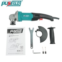 Meuleuse d'angle électrique PUSELLO 850W à vitesse réglable 220-240V 11000 tr/min, outil électrique portatif pour la construction et le polissage de la pierre