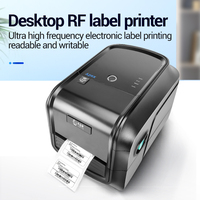 Imprimante d'étiquettes à code-barres FYJ F682R, imprimante d'étiquettes RFID UHF de bureau, imprimante d'étiquettes à transfert thermique, imprimante d'étiquettes pour la gestion des bibliothèques/archives
