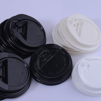 Couvercle de tasse en plastique de qualité alimentaire écologique, couvercle de tasse à café en plastique pour la boisson et les bouteilles de vin, capacité de 10 ml