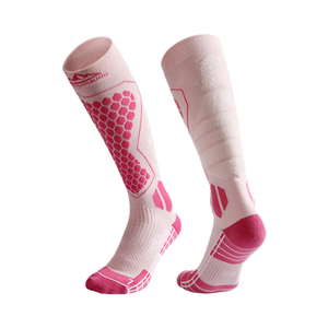 Chaussettes de compression chaudes d'hiver pour hommes et femmes, cyclisme professionnel, alpinisme et course à pied, chaussettes hautes jusqu'à la cuisse - Product Image 5