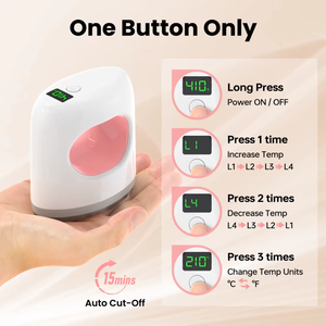 Super Mini Heat Press <b>Machine</b> With 410℉ Temp, LED Display, 4-Level Settings for <b>Vinyl</b>, Label, Small Crafts Mini Heat Press - Product Image 2