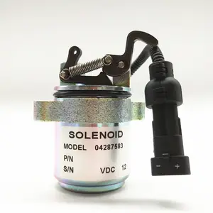 12V 24V Generator Diesel Engine parts Stop Solenoid For Diesel Engine 1011 2011 04287583