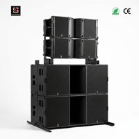 Lasesound K3 Dual 12 pouces, enceinte de scène professionnelle, 900W RMS, 143dB SPL max, haut-parleur de compression de 4 pouces, enceinte PA, CE RoHS