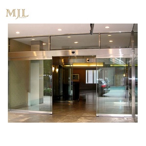 Mjl thương mại cửa trượt Hệ thống kiểm soát truy cập tự động kính trượt cửa với Opener - Product Image 5