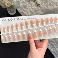Ongles artificiels en PMMA de qualité supérieure, 30 pièces, fabrication mécanique, couverture complète
