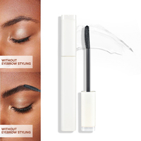 Gel Fijador de Cejas de Larga Duración, Gel de Cera para Cejas Wild Soap, Gel Transparente Impermeable para Peinar las Cejas, Cera para Cejas con Logo