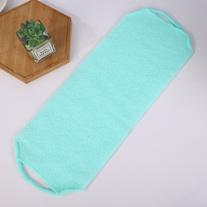 Correa de tracción estirable Toalla exfoliante de doble cara Cinturón de ducha de espalda larga Toalla Depurador de baño para masaje de limpieza corporal - Product Image 5