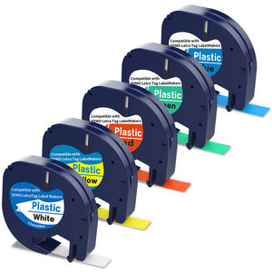 Cinta de etiquetas Compatible con <span class=keywords><strong>DYMO</strong></span>, nuevo embalaje Compatible con impresora de etiquetas LT-100H, 91201, 91202, 91203, 91331, 91221, 59422 - Product Image 1