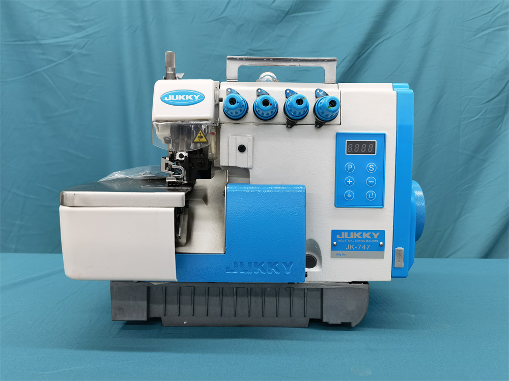 china jukky good price direct drive wiki brand High speed four thread overlock sewing machine Suitable for T-shirt
