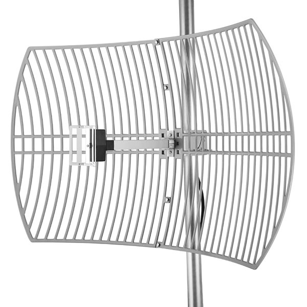 Parabolic Grid Antenna Wide Band Signal Booster 2.4GHz 20dBi Long Range WiFi Directional Grid Antenna N-Female 2G 3G 4G 5G