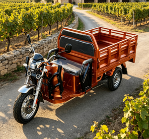Triciclo Eléctrico de Carga Robusto con Configuración de Neumáticos de Alta Resistencia, Aprobado por la CEE, para Logística Agrícola <span class=keywords><strong>y</strong></span> Comercial - Product Image 4