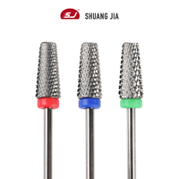 SHUANGJIA professionnel 6.8mm foret à ongles carbure Super Long foret à ongles électrique manucure meulage fraise accessoires