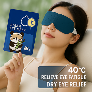 ハーバルルテインセルフヒーティングアイケア健康睡眠コンパニオンドライアイ救済パッドスチームアイマスク - Product Image 2