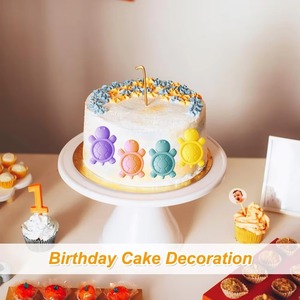 Molde de Silicona de 6 Cavidades con Forma de Tortuga, Molde para Chocolate, Gomitas, Hielo, Jabón, Repostería, Herramienta para Decorar Pasteles con Lindos Animales - Product Image 5