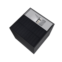 Lampe murale solaire à LED moderne et simple, cube blanc chaud, luminaires extérieurs pour décoration de jardin alimentés par panneau solaire