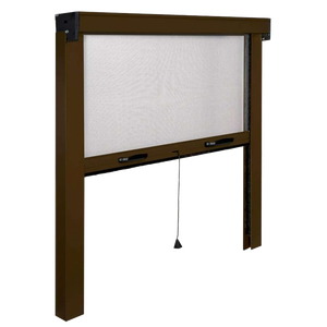 มุ้งม้วนแนวตั้งขนาด140X160ซม. วัสดุกันยุงและองค์ประกอบสีน้ำตาล - Product Image 1