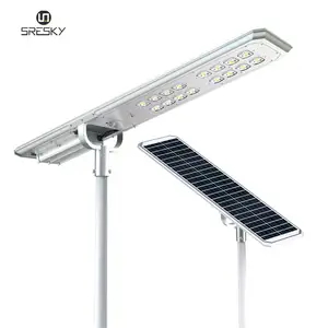 Post Solar Panel illumination High Lumens 100W Led Street Light Solar Speedway Lighting