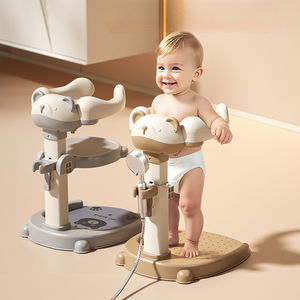 Support de bain pour bébé réglable en hauteur, pliable, antidérapant pour nourrissons et tout-petits, support de douche mains libres portable - Product Image 1