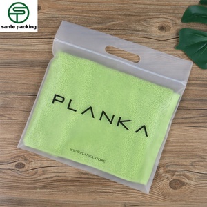 Custom Frosted PE Plastic Pouch for Phone Clothing Underwear Socks T-shirt Ice Sleeve Gravure Printing Recyclable Shoes - Product Image 5