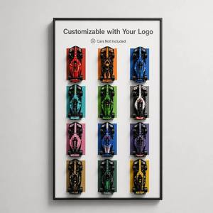 Cornice Metallica <span class=keywords><strong>da</strong></span> Parete per Esposizione Modelli 2026 - Regalo per Ragazzi Appassionati di Auto <span class=keywords><strong>da</strong></span> Corsa e Costruzioni - Product Image 3