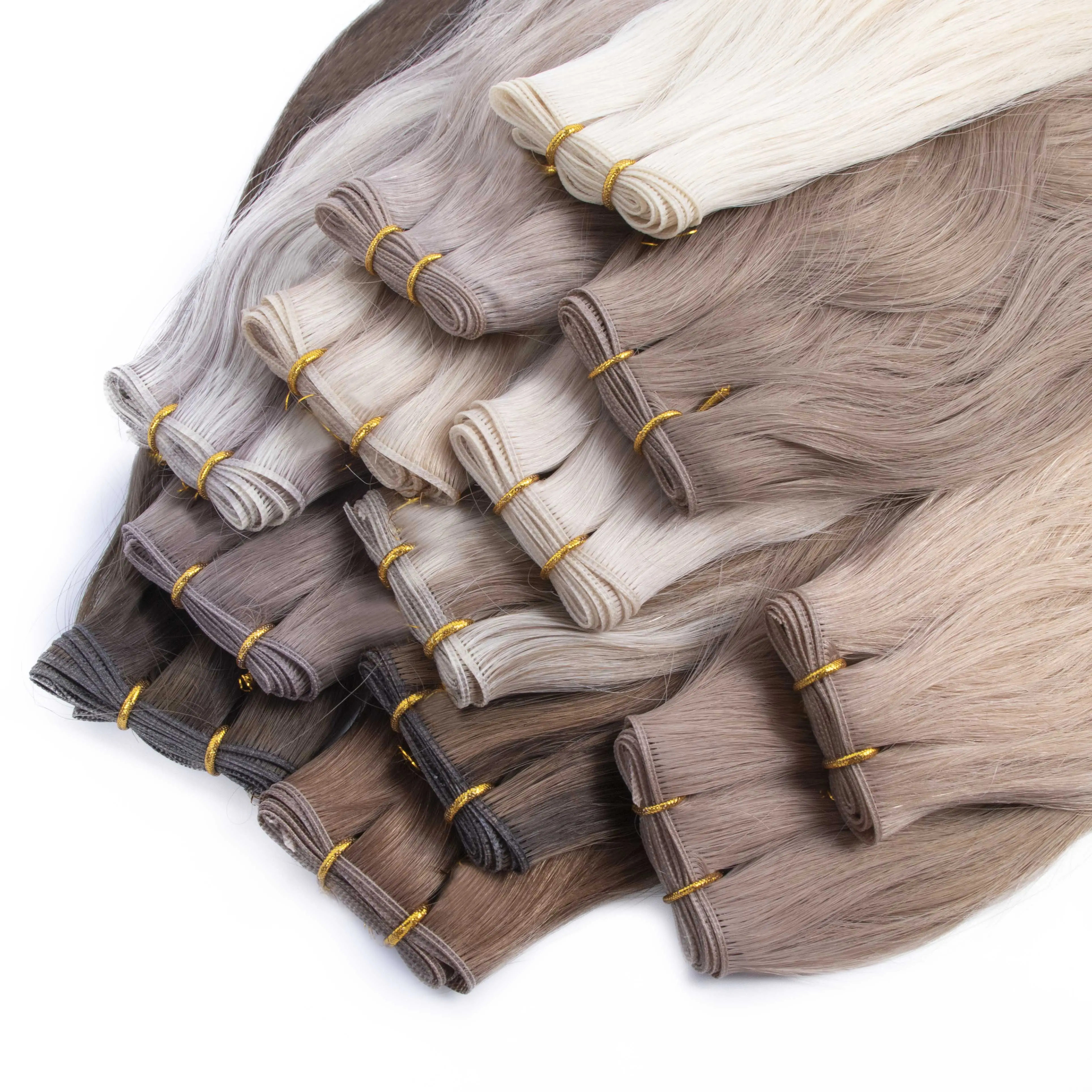 HonorHair Exclusive Salon Supplier Invisible Genius Weft 100% Virgin Russian Human Hair Extension cuticle aligned