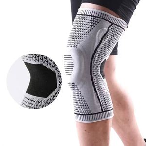 YIWU alta calidad Nylon compresión deporte con bisagras <span class=keywords><strong>rodillera</strong></span> ortopédica artritis ciclismo pierna soporte panal suave fútbol - Product Image 4