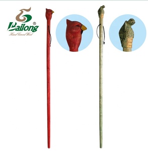 Extérieur <span class=keywords><strong>bois</strong></span> sculpture animal en <span class=keywords><strong>bois</strong></span> <span class=keywords><strong>bâton</strong></span> <span class=keywords><strong>de</strong></span> <span class=keywords><strong>marche</strong></span> avec affichage - Product Image 6